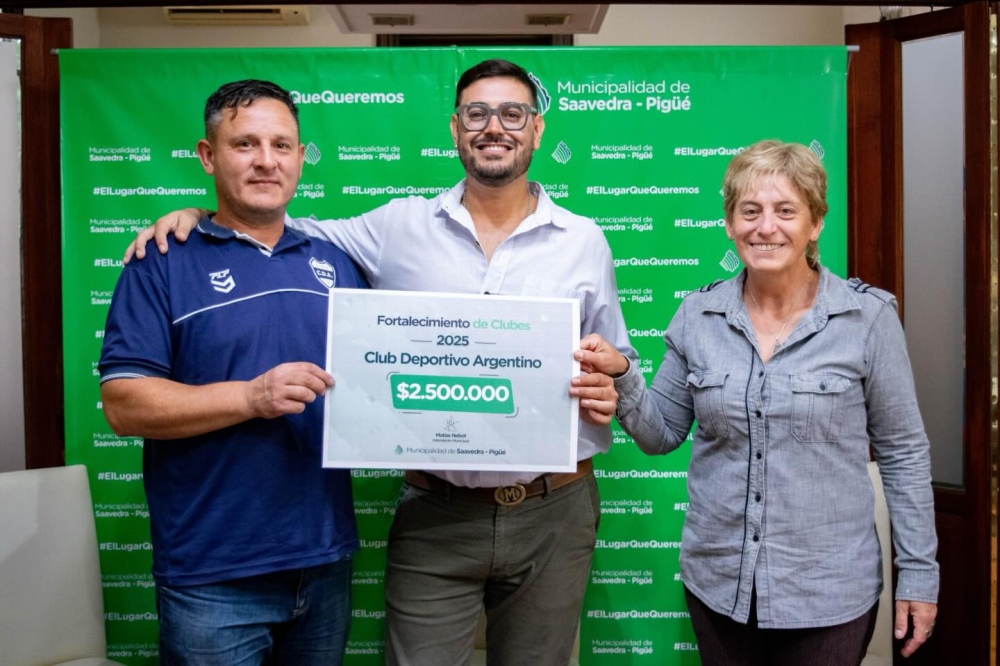 El Municipio entregó aportes del Programa Fortalecimiento a clubes del distrito