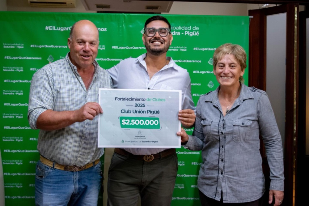 El Municipio entregó aportes del Programa Fortalecimiento a clubes del distrito