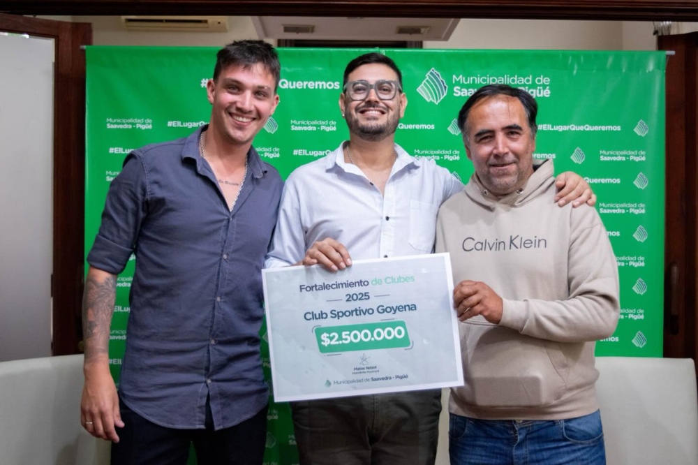 El Municipio entregó aportes del Programa Fortalecimiento a clubes del distrito