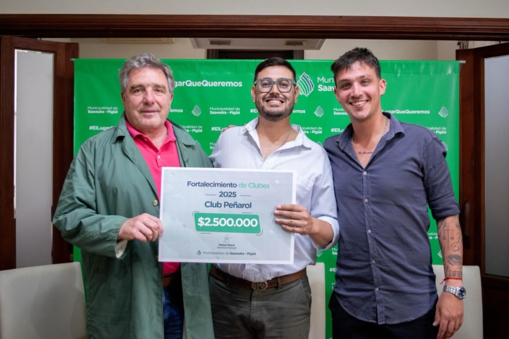 El Municipio entregó aportes del Programa Fortalecimiento a clubes del distrito