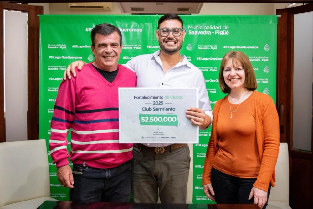 El Municipio entregó aportes del Programa Fortalecimiento a clubes del distrito