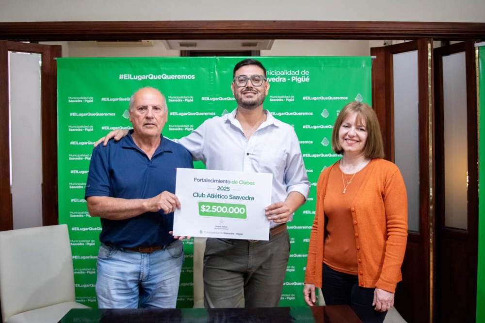 El Municipio entregó aportes del Programa Fortalecimiento a clubes del distrito