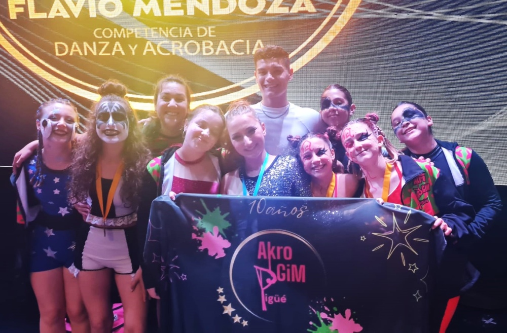 Gran actuación de las pigüenses de Akro Gym en la final sudamericana de Flavio Mendoza