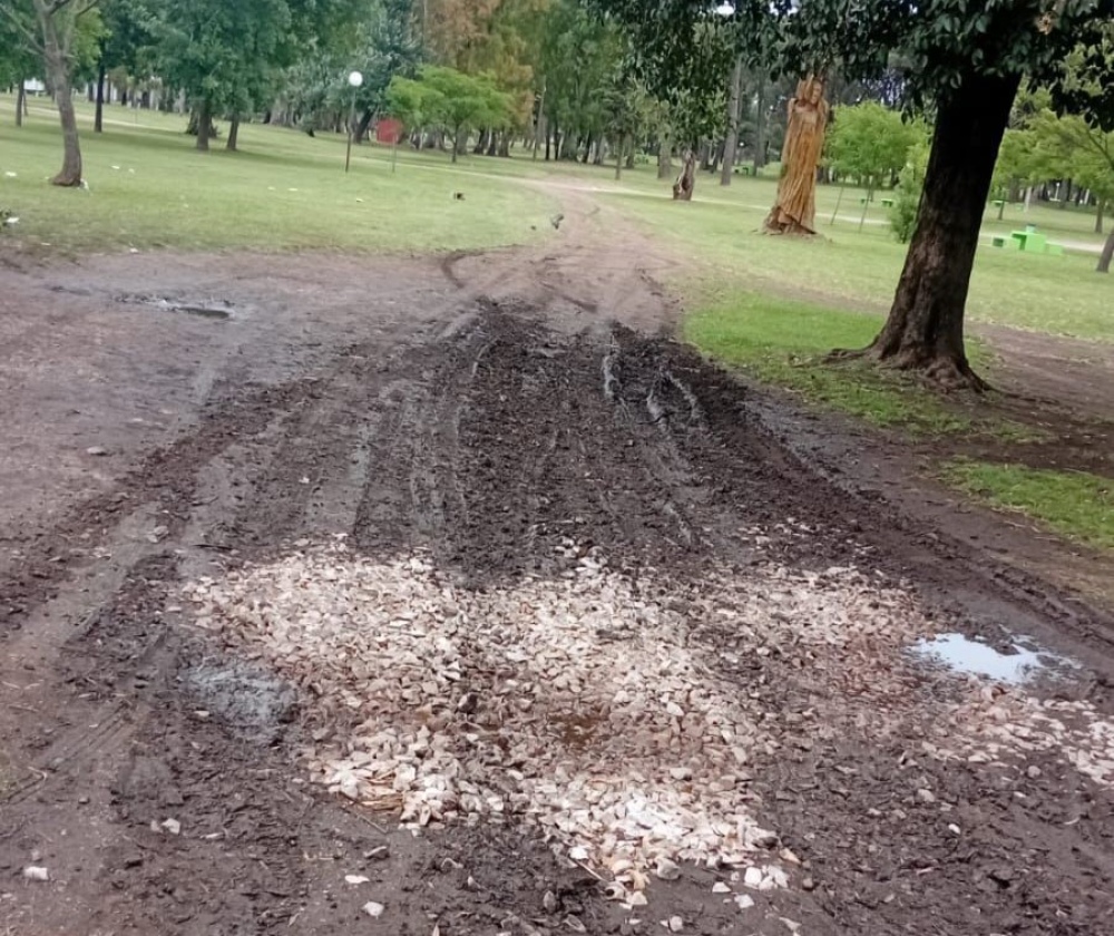Desmanes y daños en el Parque Municipal durante un after estudiantil