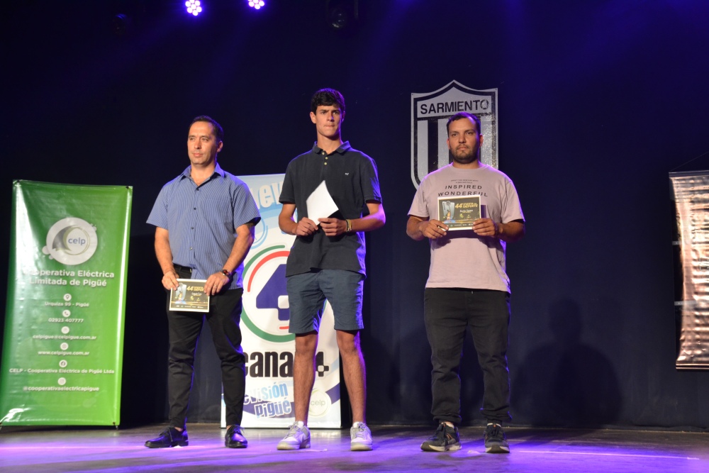 Matías Heffner fue el Deportista del Año en la 44ª Fiesta del Deporte Pigüense