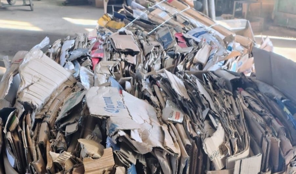 Nueva venta de material reciclado en el distrito de Saavedra