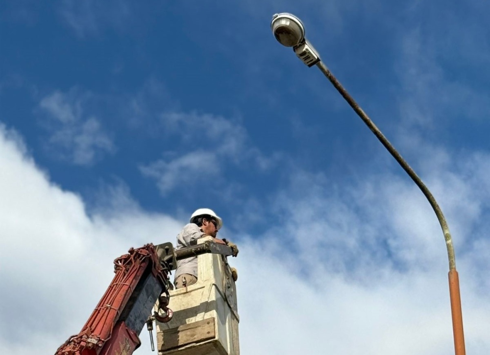 El Municipio avanza con un plan integral de recambio y modernización del alumbrado público