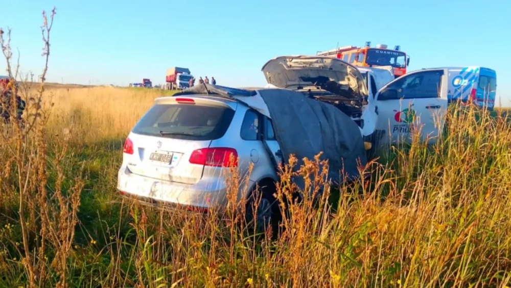 Choque fatal: tres muertos y un herido en cercanías de Guaminí