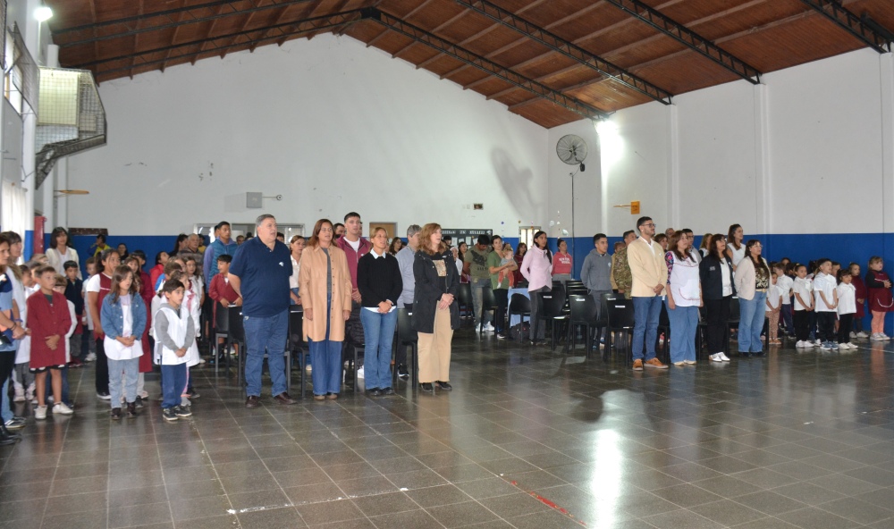 Se realizó el acto centralizado por el Día de la Memoria en la EP N° 14