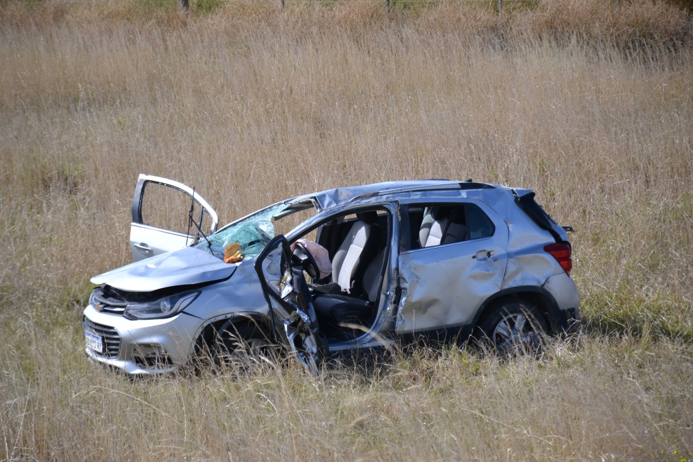 Accidente en la Ruta 67: bomberos rescataron a una mujer tras un vuelco