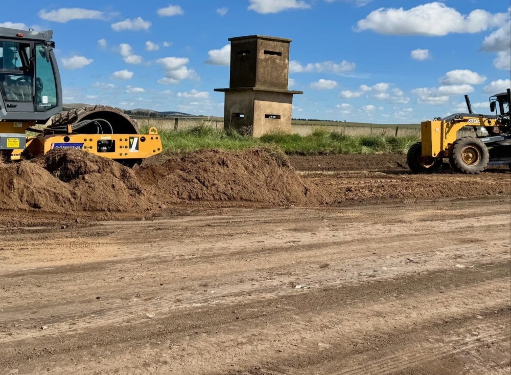 Trabajos en la red vial del distrito