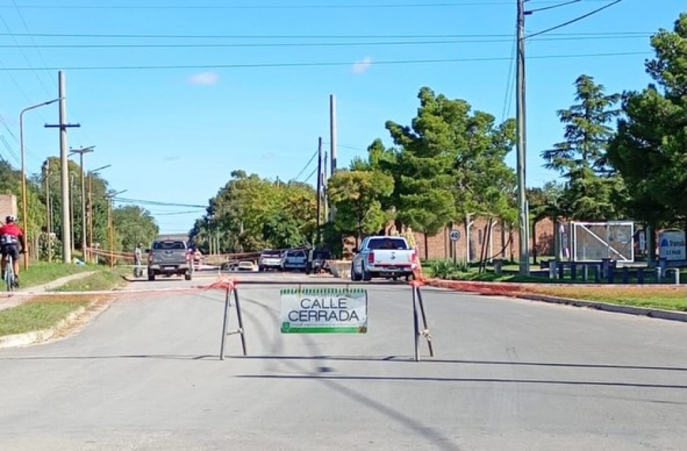 Trabajos en la red vial del distrito