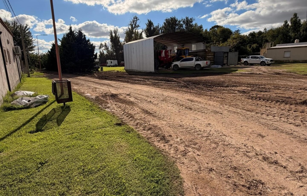 Trabajos en la red vial del distrito
