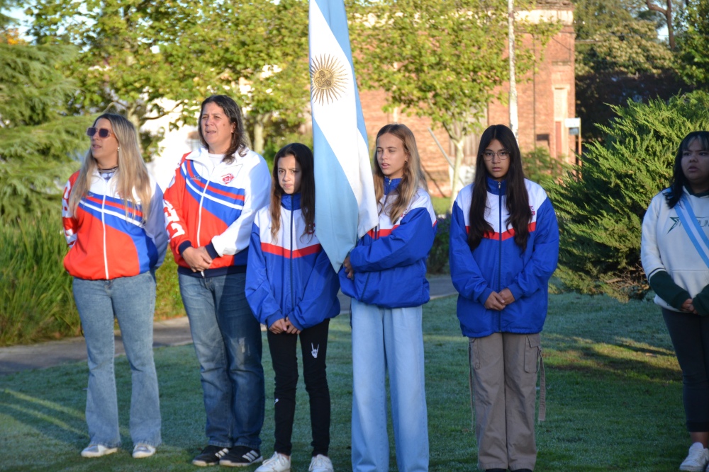 Arroyo Corto celebró su 142° Aniversario con un acto en la Plaza 9 de Julio