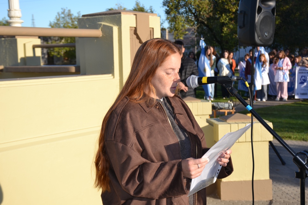 Arroyo Corto celebró su 142° Aniversario con un acto en la Plaza 9 de Julio