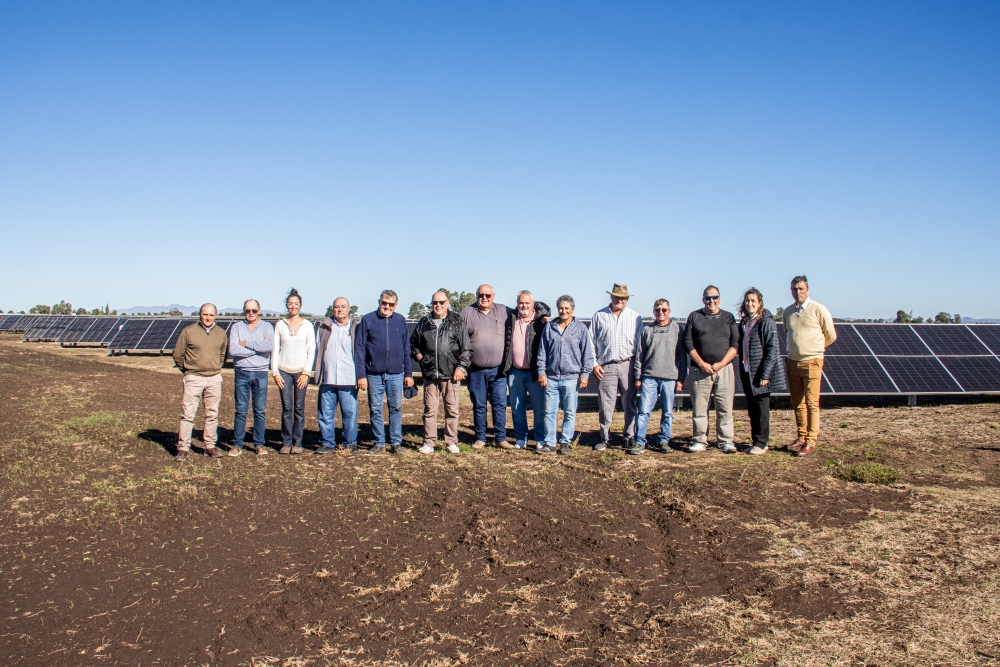 Quedó inaugurado el Parque Solar Cooperativo Espartillar II