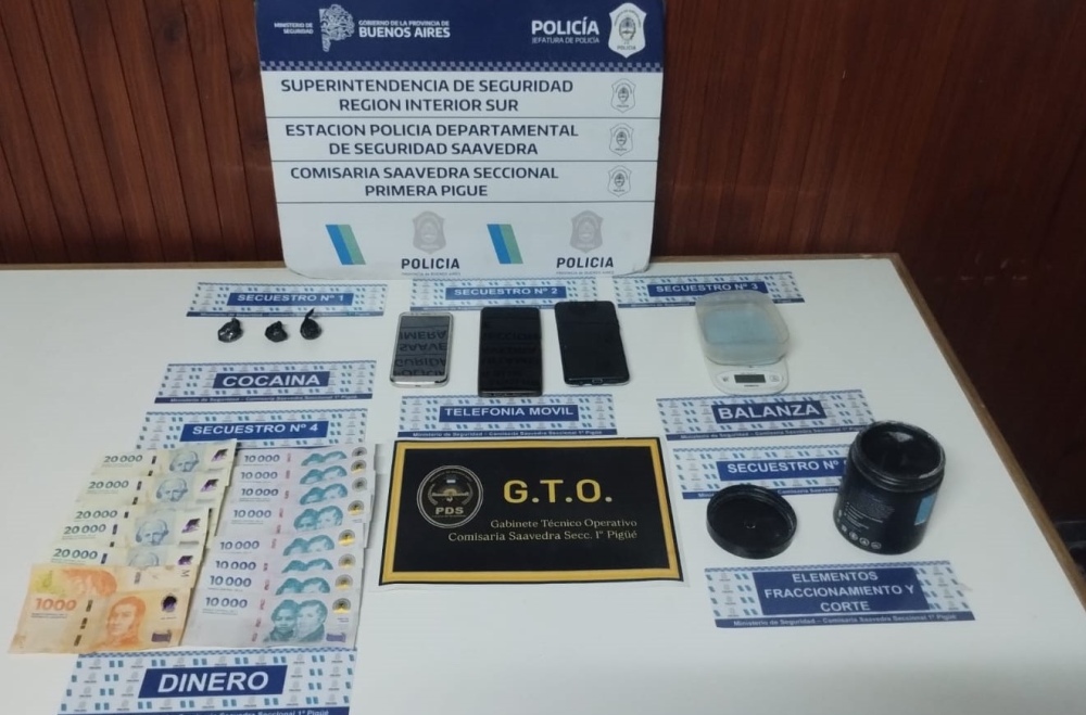 Dos hombres fueron aprehendidos por infracción a la Ley de Estupefacientes