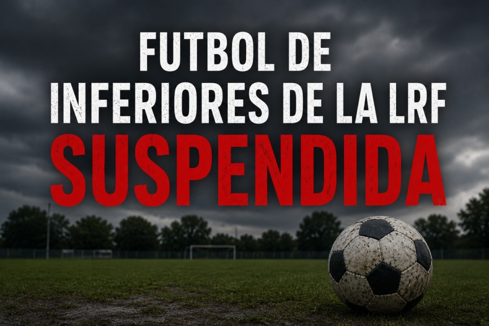 Suspendida la fecha de inferiores de la Liga Regional de Fútbol de Coronel Suárez