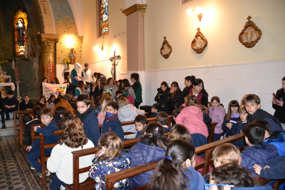 Alumnos del Colegio Niño Jesús realizaron la Peregrinación al Sagrado Corazón