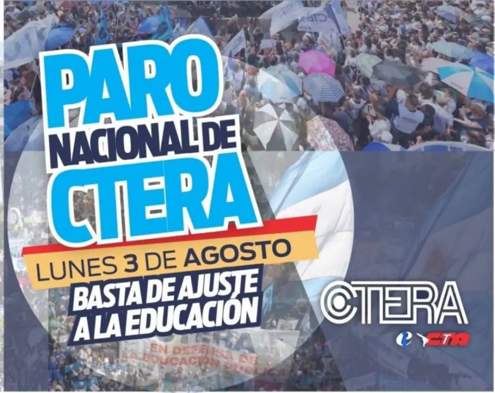 SUTEBA Saavedra adhiere al paro nacional docente convocado por CTERA