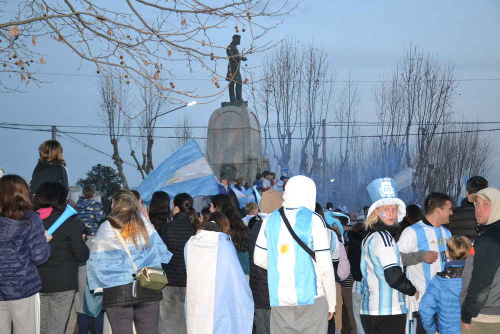 Pigüé explotó de alegría tras el histórico triunfo de Argentina sobre Inglaterra