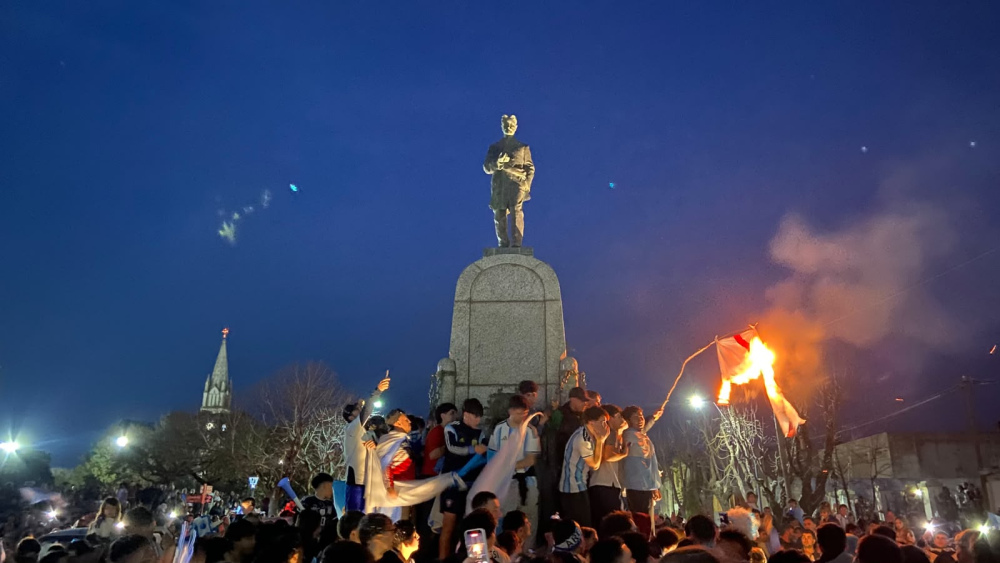 Pigüé explotó de alegría tras el histórico triunfo de Argentina sobre Inglaterra