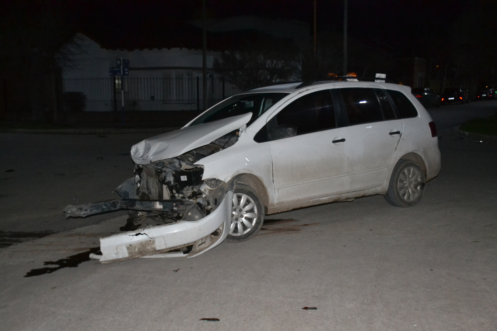 Fuerte choque en la esquina de Pueyrredón y Alvear