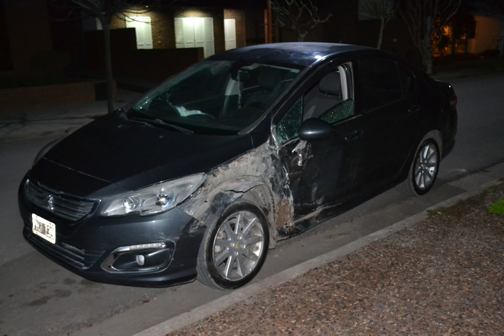 Fuerte choque en la esquina de Pueyrredón y Alvear