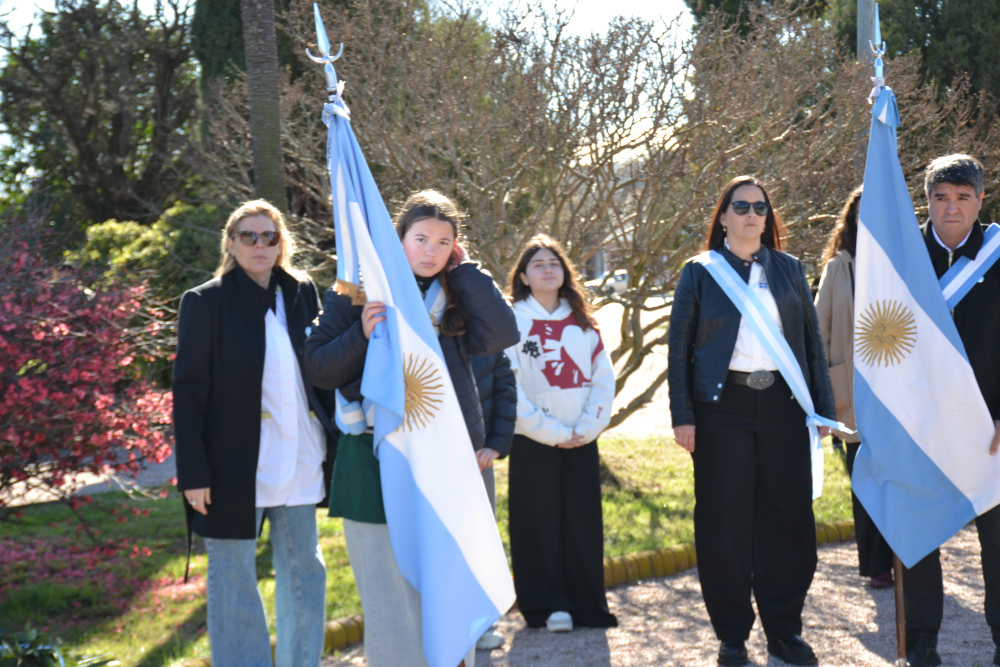 Con un acto en la Plaza San Martín, Pigüé recordó al Libertador