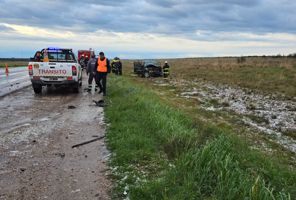 Accidente en la Ruta 33: tres integrantes del Ejército fueron trasladados al Hospital de Tornquist
