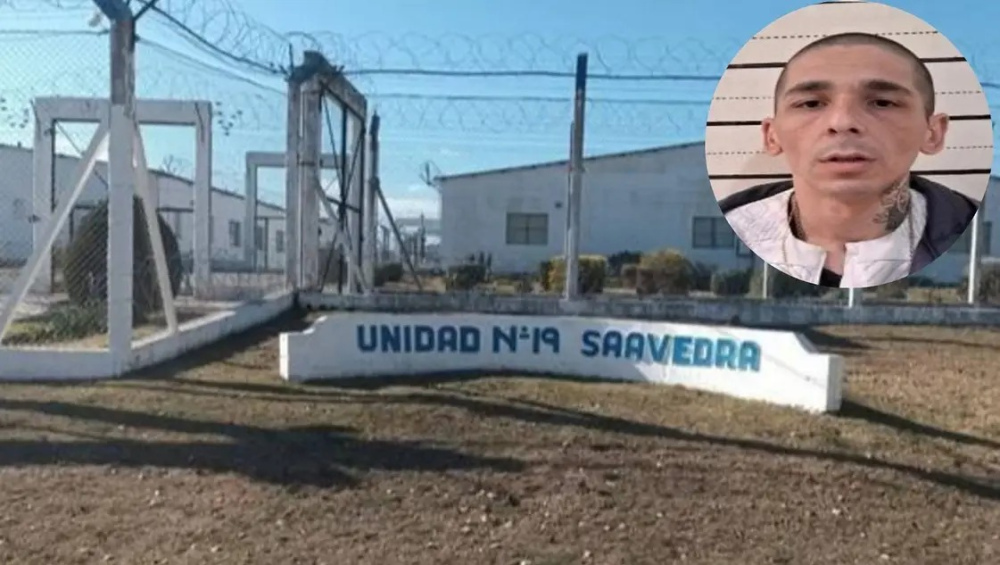 Se escapó un preso de la cárcel de Saavedra