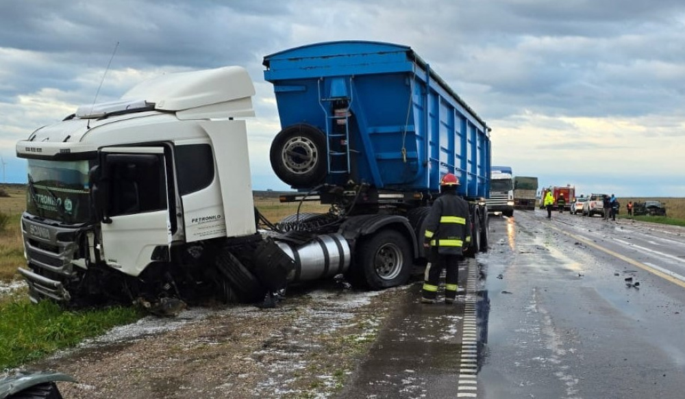 Accidente en la Ruta 33: tres integrantes del Ejército fueron trasladados al Hospital de Tornquist