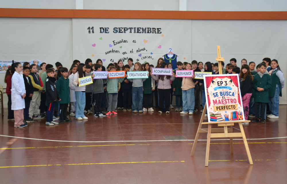 La comunidad educativa de Pigüé celebró el Día del Maestro