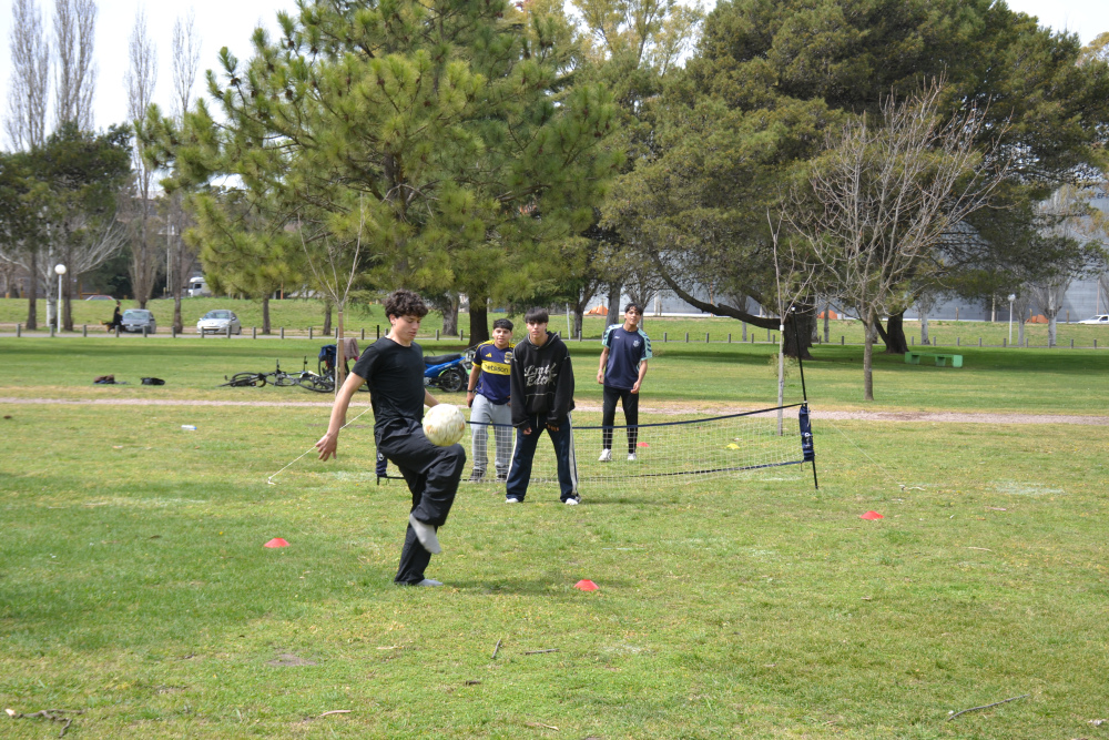 Estudiantes del distrito compartieron una jornada de juegos y actividades en el Parque Municipal