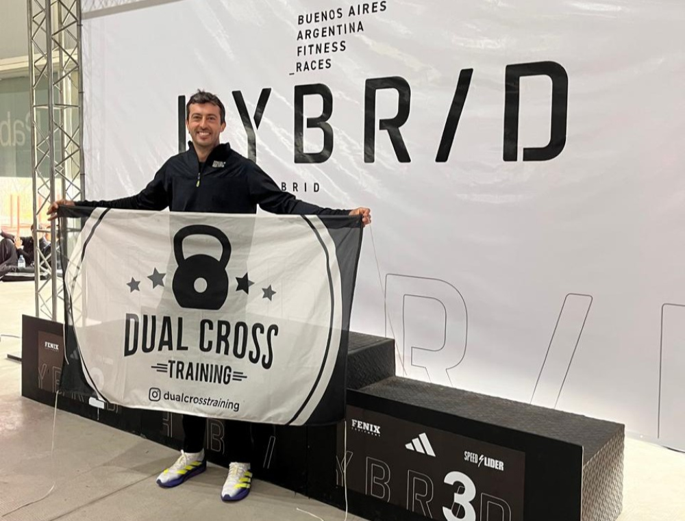 Damián Arana representó a Pigüé en la Hybrid Race Argentina