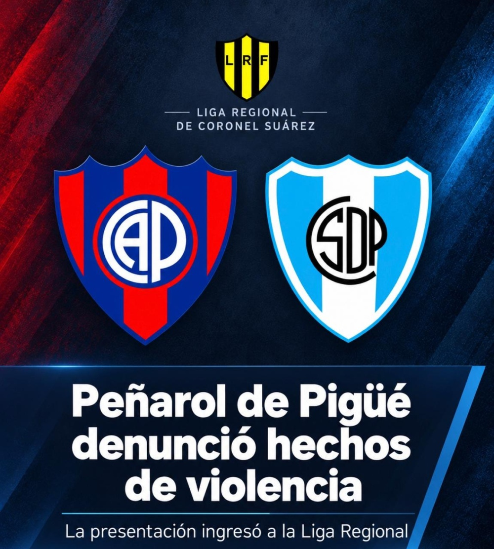 Peñarol de Pigüé denunció graves hechos de violencia en Guaminí