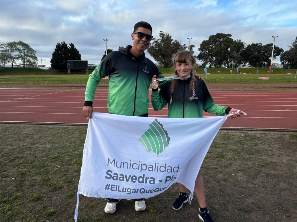 Malena Rotela consiguió la primera medalla de oro para el distrito de Saavedra
