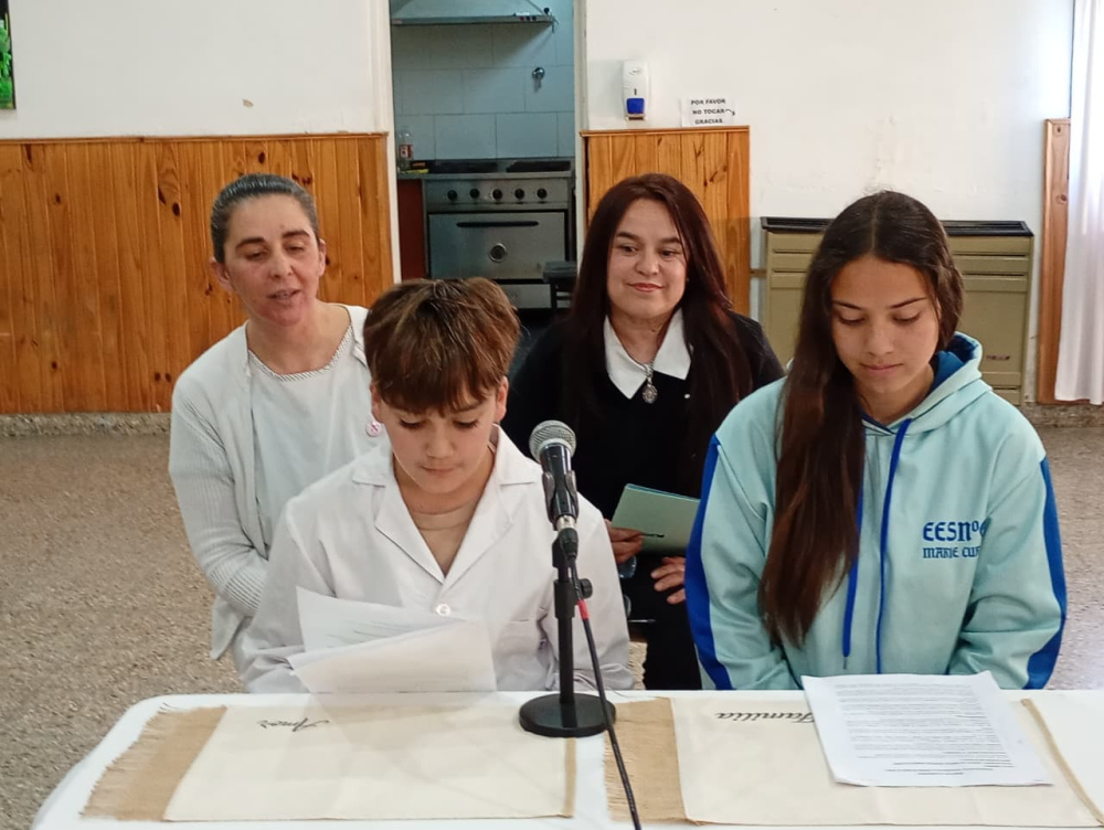 “Dufaur Conecta”: alumnos de la E.S. Nº 6 propusieron instalar una estación solar multifunción