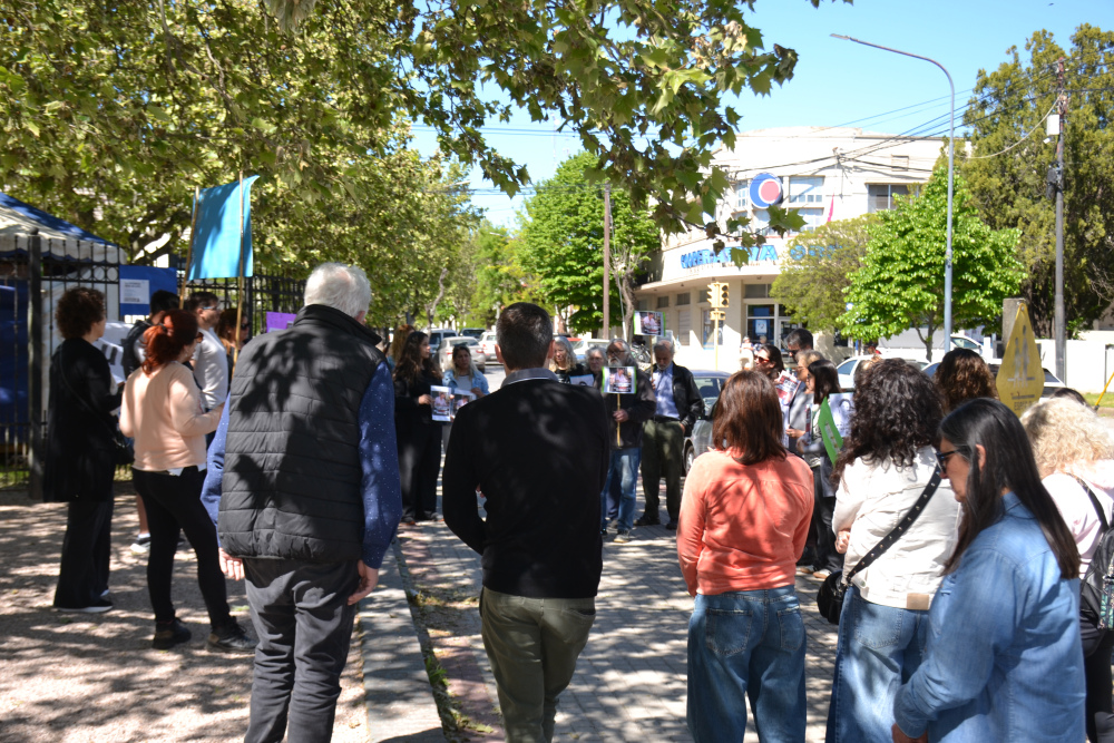 Suteba Saavedra se movilizó en Pigüé para exigir justicia por Nancy Godoy
