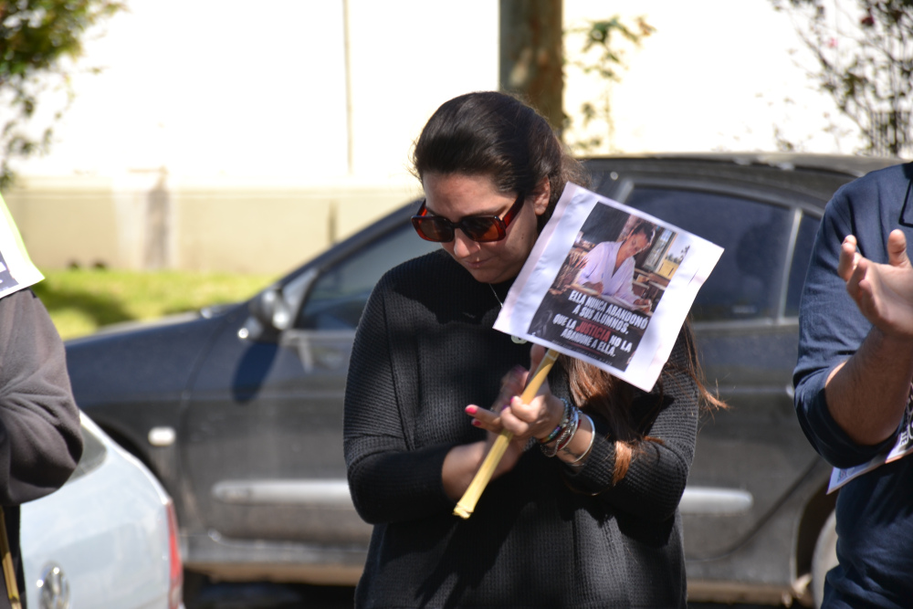 Suteba Saavedra se movilizó en Pigüé para exigir justicia por Nancy Godoy