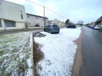 La nieve volvió a sorprender en Pigüé este domingo