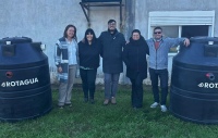 Entrega de biodigestores en la Escuela Agraria Nº 1 de Goyena