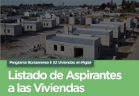 Programa Bonaerense II – 32 Viviendas en Pigüé: Ya se puede consultar el listado de aspirantes preseleccionados