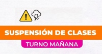 Suspensi&oacute;n de clases en el turno ma&ntilde;ana&nbsp;