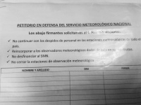 Juntar&aacute;n firmas para solicitar la restituci&oacute;n de trabajadores del SMN