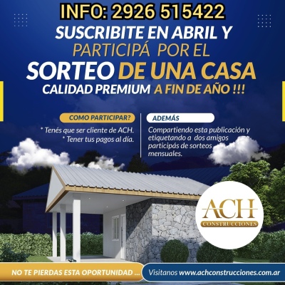 SABIAS QUE PODÉS TENER TU CASA EN 30 DÍAS?