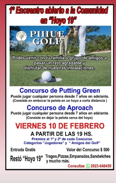 1º Encuentro de golf abierto a la comunidad