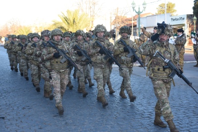 Desfile Cívico Militar en el día de la Patria