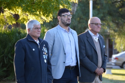 Goyena celebró su 123° aniversario y la inauguración de un monumento a los héroes de Malvinas